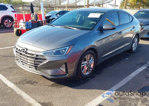 2019 Hyundai Elantra Sel z USA, uszkodzony, nr VIN 5NPD84LF6KH408428